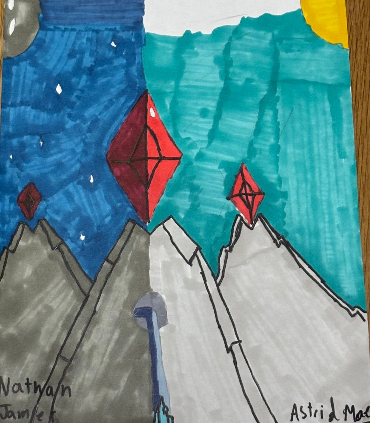 Day Night Mountain Ruby